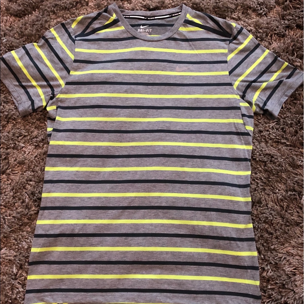 Men’s Nike Striped Running Shirt